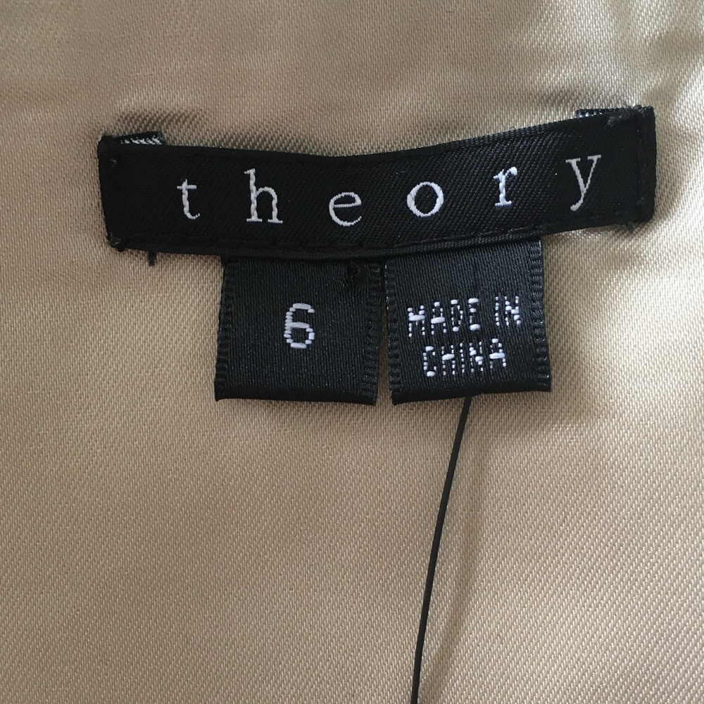 Theory Trela Colorblock Khaki & Navy Dress NWT - Picture 6 of 8